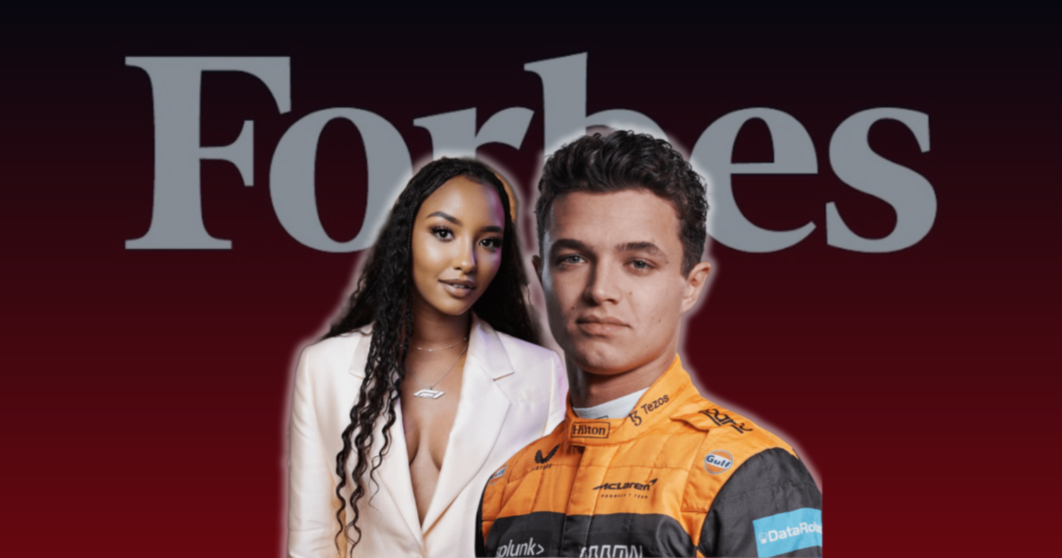 Naomi Schiff y Lando Norris, juntos en esta prestigiosa lista de Forbes