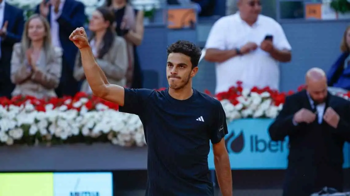 Francisco Cerúndolo derrotó a Alexander Zverev en Madrid