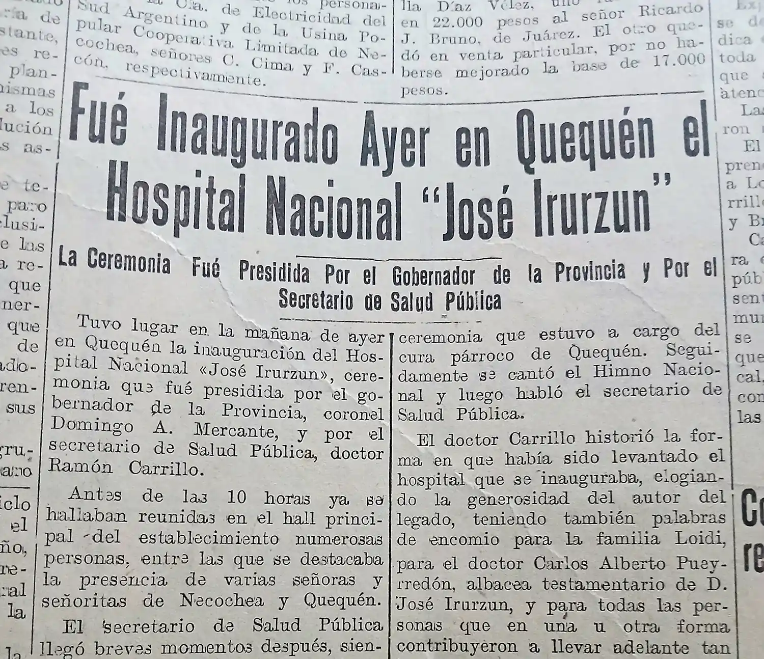 Hace 77 años se inauguraba el Irurzun