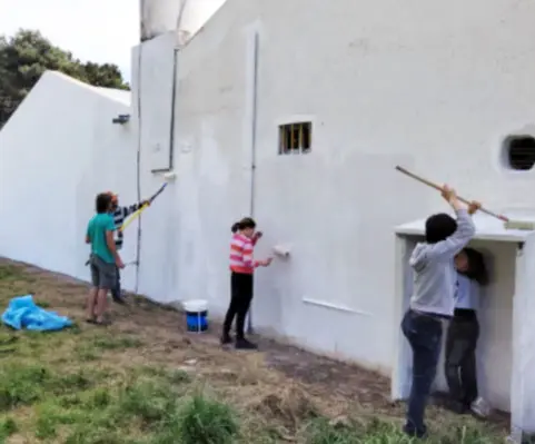 Preparan el aniversario de la escuela Almafuerte