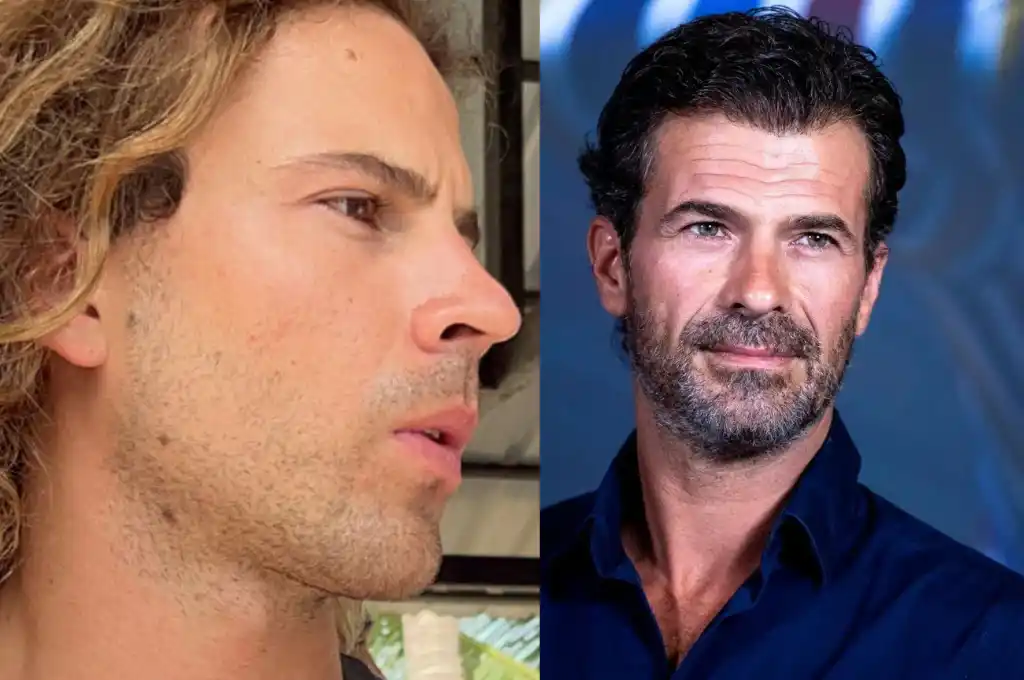 Daniel y su padre Rodolfo Sancho