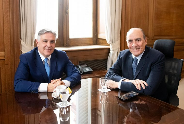 Martín Llaryora y Guillermo Francos