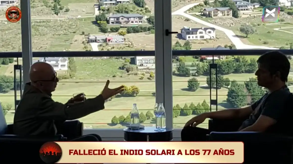 Solari murió a los 77 años. Imagen de una nota que brindó en Tandil.