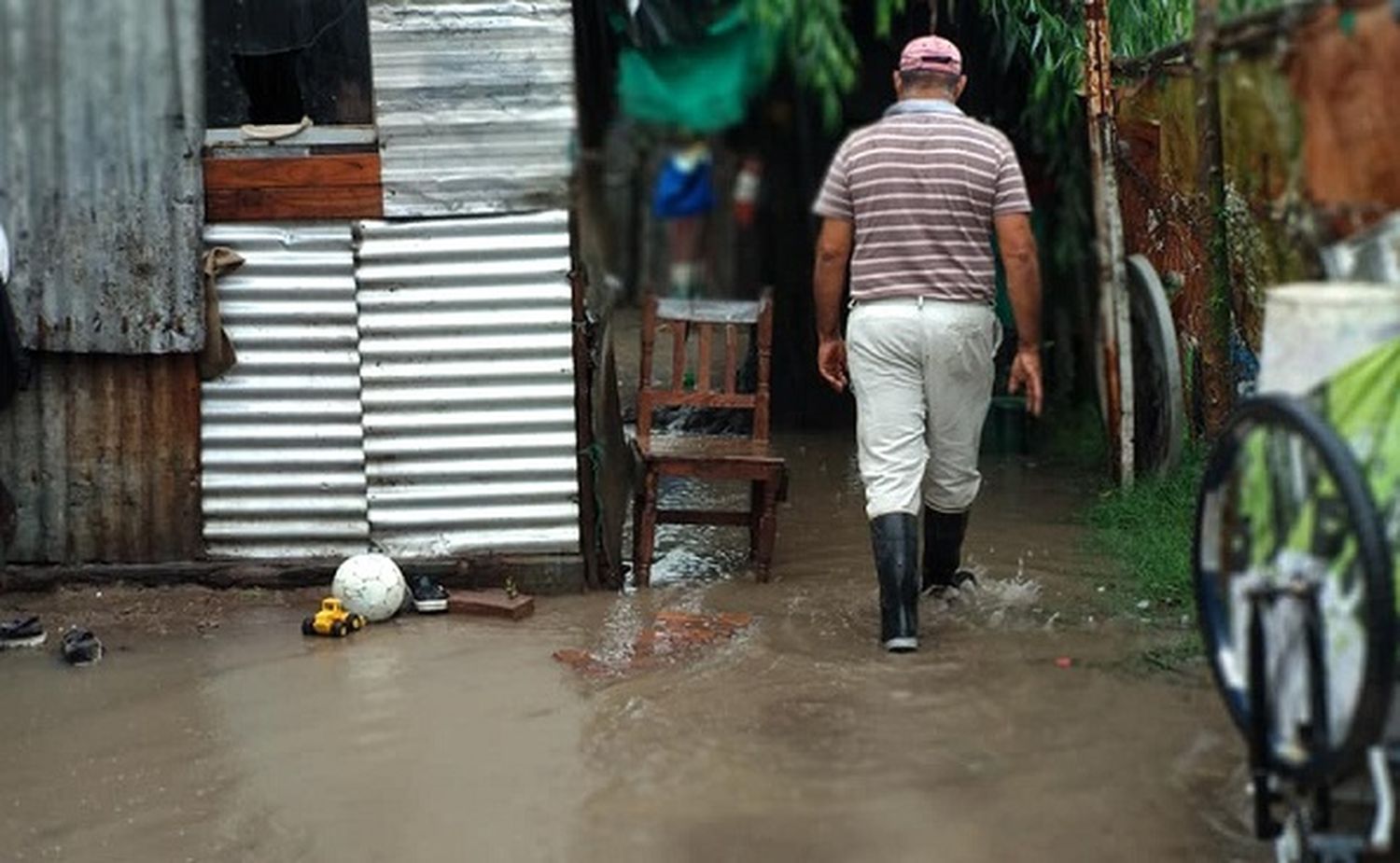 Debieron asistir a 10 familias en Urdinarrain por el temporal
