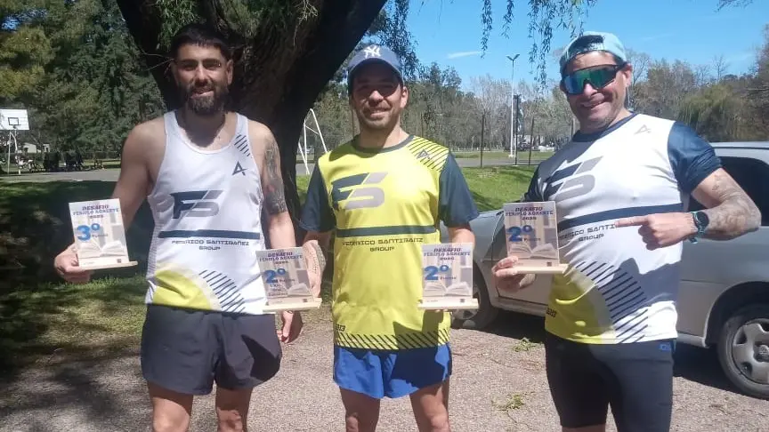 Destacados. Los runners locales en la prueba loberense