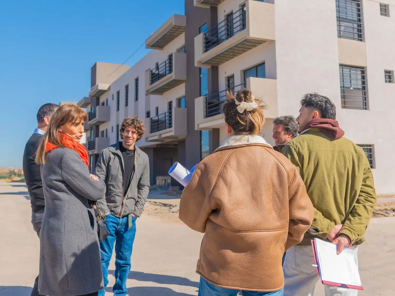 Andreotti recorrió las obras