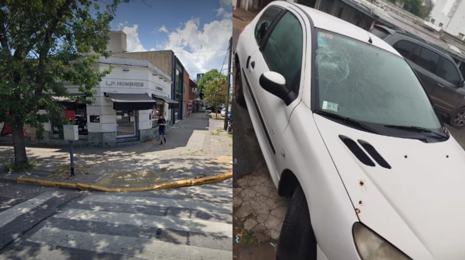 El ataque se habría desencadenado porque el dueño del vehículo estacionó sobre la rampa de acceso a la calle.