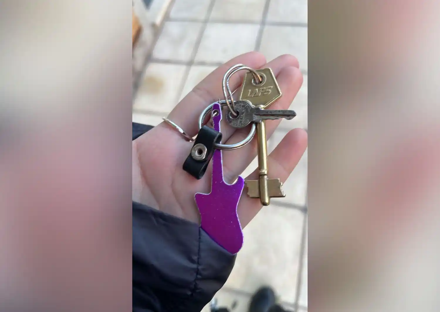 Llaves encontradas en la vía pública