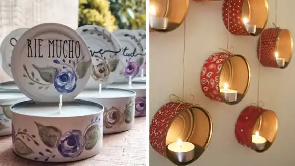 Ideal para Navidad: cómo reutilizar latas de atún para decorar el arbolito y ahorrar dinero