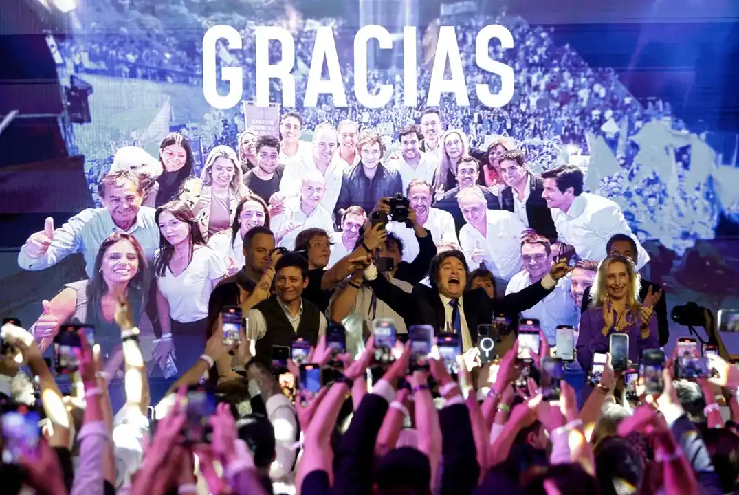 Milei en la tapa del Financial Times