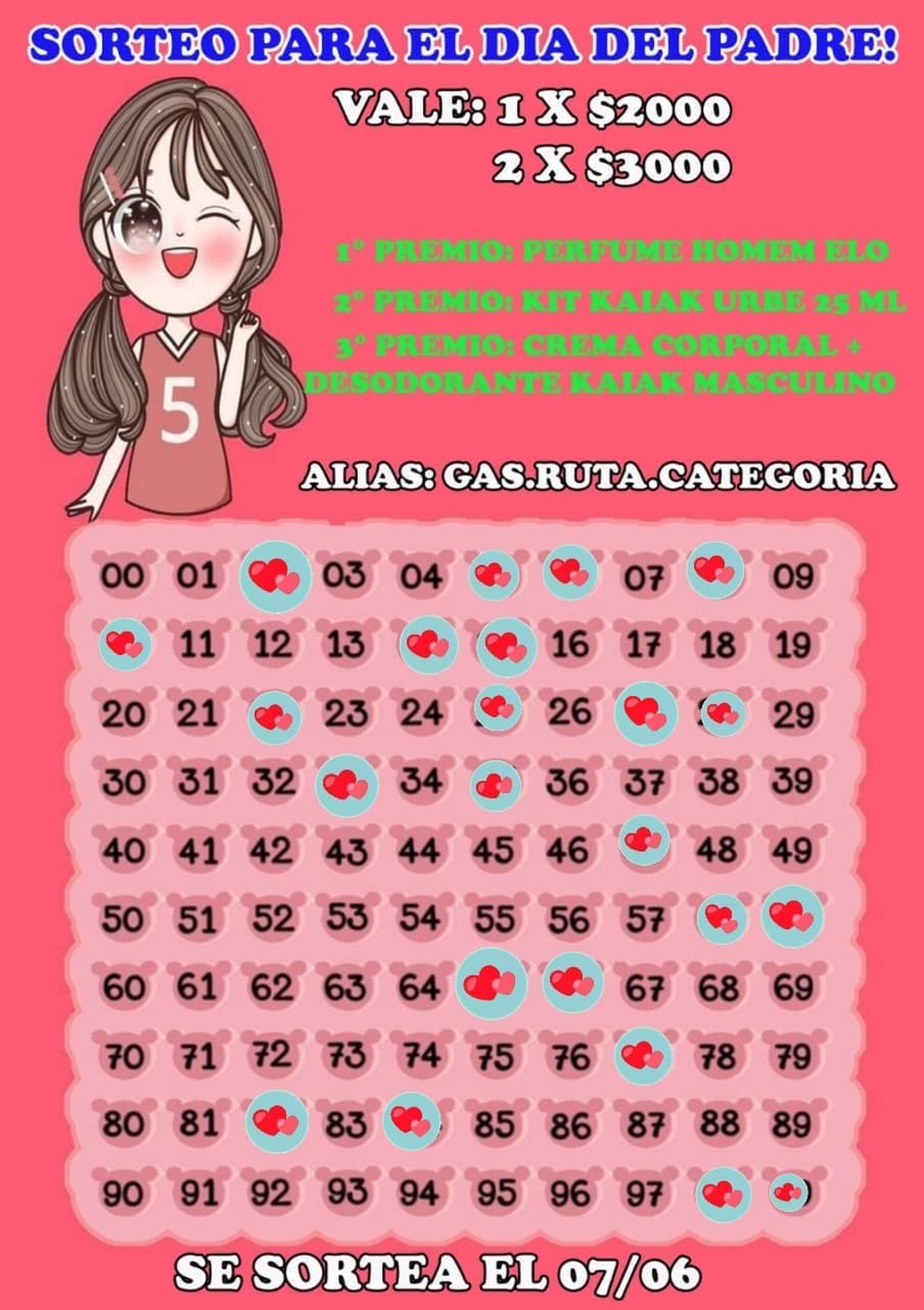 Rifa solidaria para camila