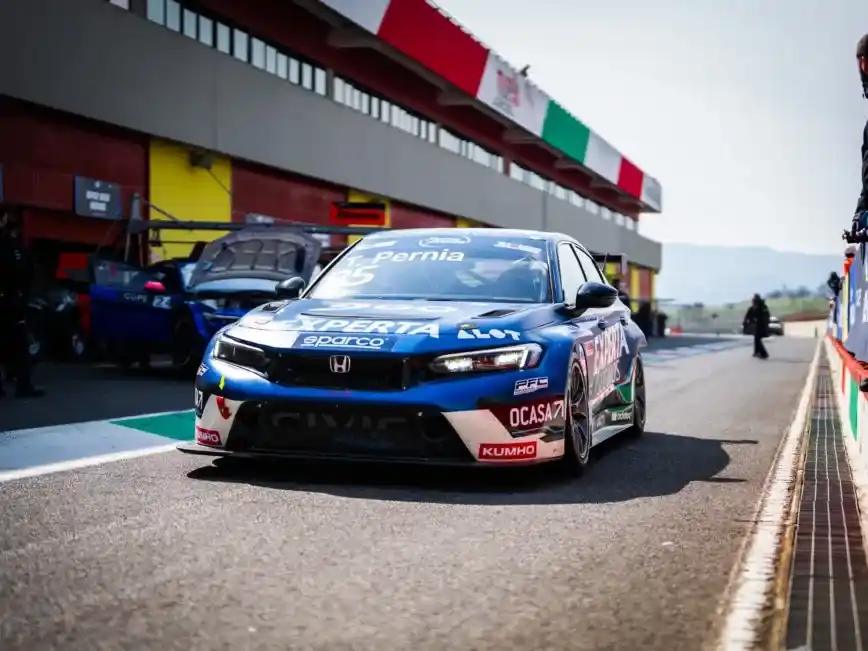 Tiago Pernía cerró un buen fin de semana en Mugello.