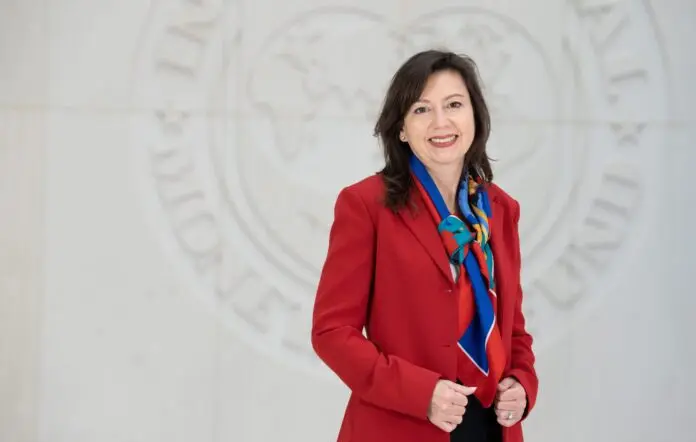 Julie Kozak, portavoz del FMI.