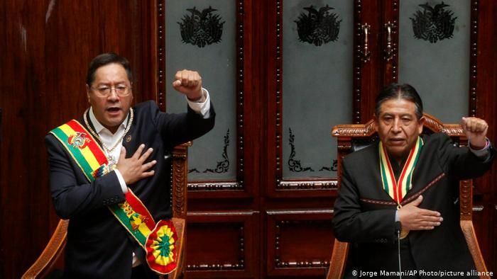 Luis Arce, investido como presidente de Bolivia