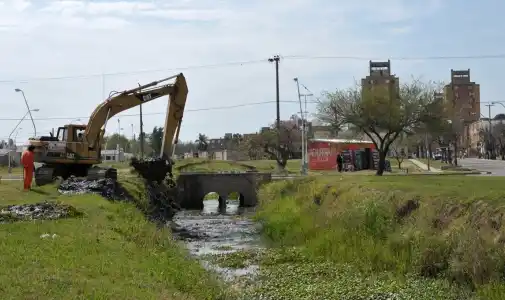 Desagües: Se limpiaron más de 88 kilómetros