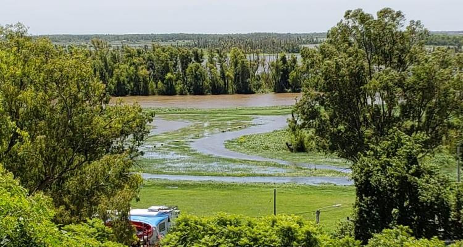 Creciente: Si no hay precipitaciones copiosas se superó la altura máxima y empezará a bajar