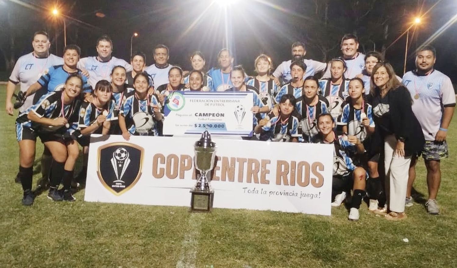 Copa Entre Ríos femenina: Malvinas se coronó en Concordia