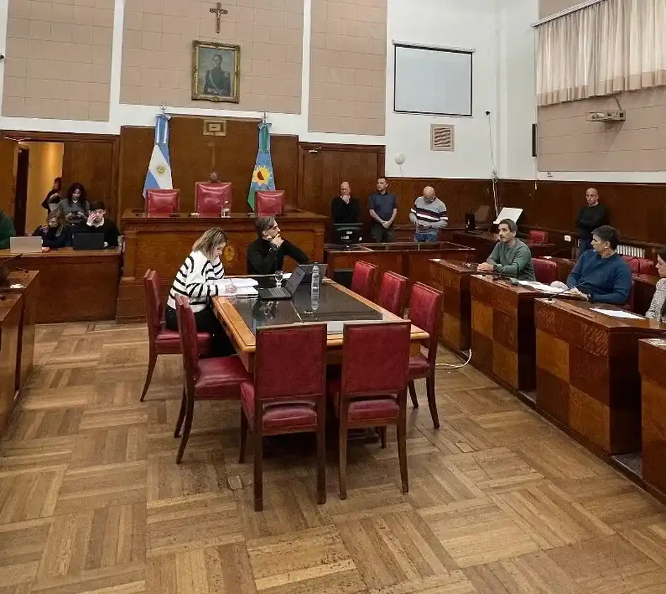 El concejal Pablo Obeid criticó como se lleva adelante el pliego del transporte público de pasajeros. Foto: Prensa HCD
