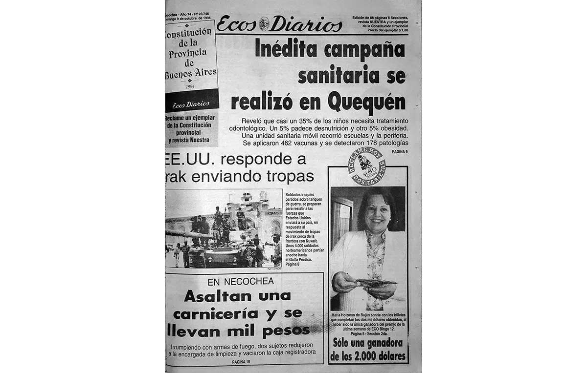 Domingo 9 de octubre de 1994