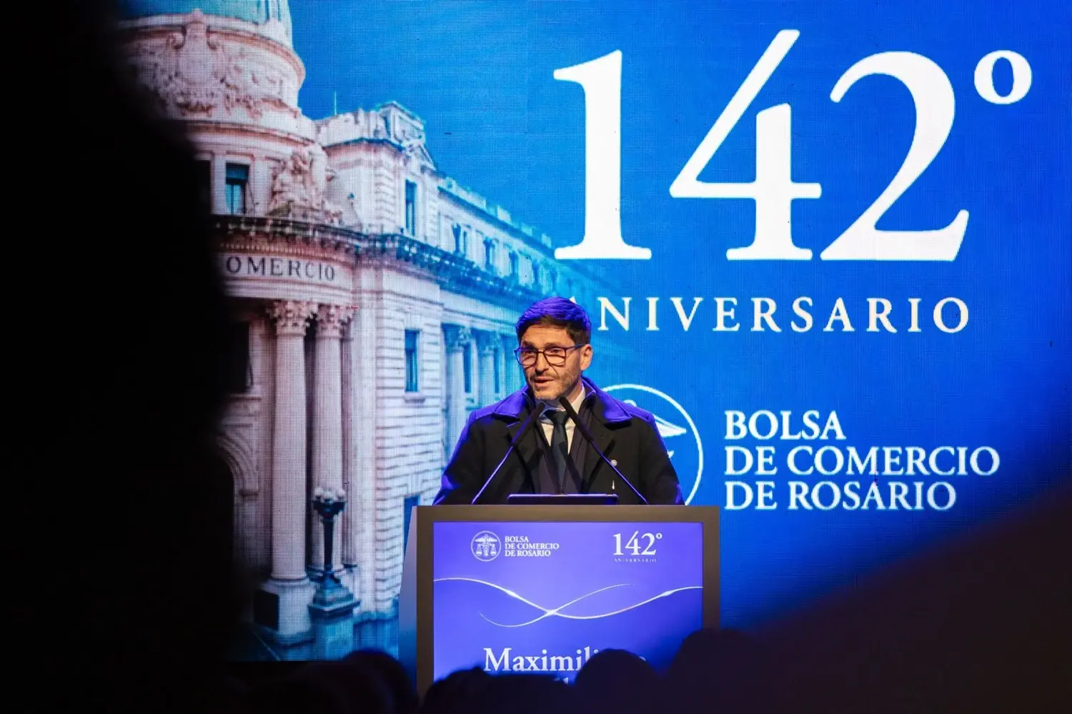 Pullaro en la Bolsa de Comercio de Rosario: “Gobernar es invertir para el desarrollo, gobernar es generar empleo”