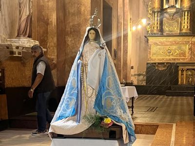 Llegó la Virgen del Rosario a la Catedral de Gualeguaychú: cuándo es la celebración de la patrona de nuestra ciudad