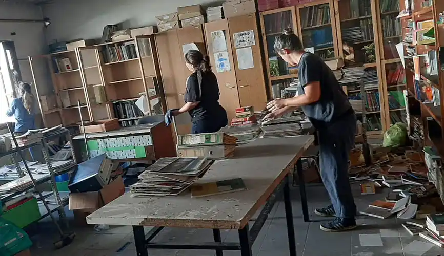 Toda la comunidad se sumó para colaborar con la Escuela Agraria