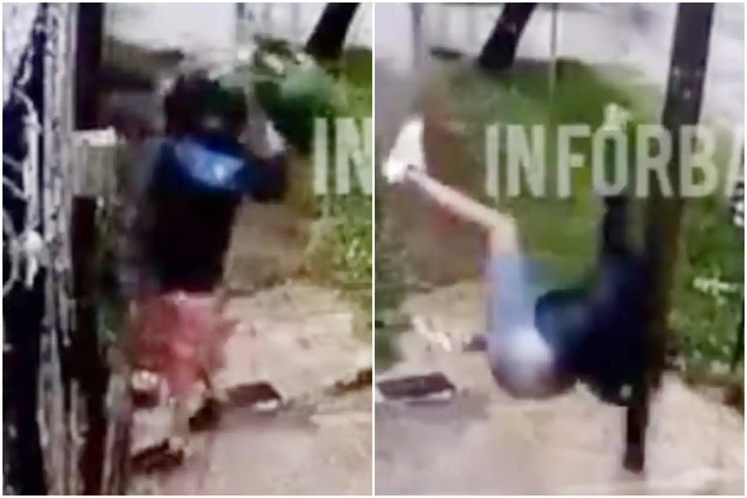 Los ladrones más torpes del mundo están en San Miguel: intentaron robarse una garrafa pero se dieron unos buenos golpes