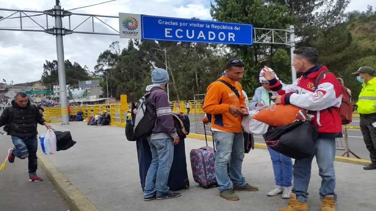 CAEN COMO MOSCAS: atrapan a 9 integrantes del TREN de ARAGUA  por tráfico de personas entre Ecuador y Colombia