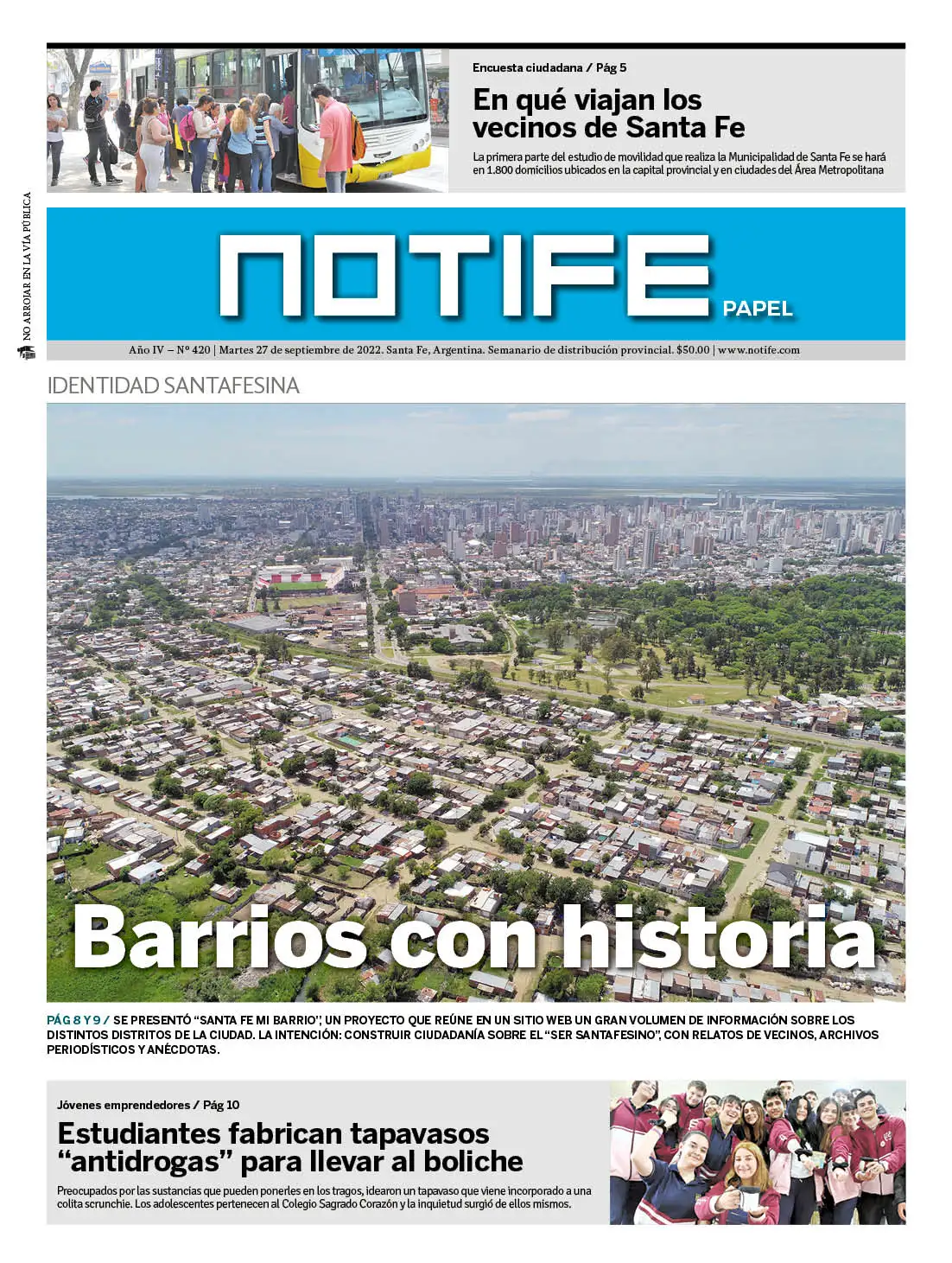 Semanario Notife: Edición N° 420