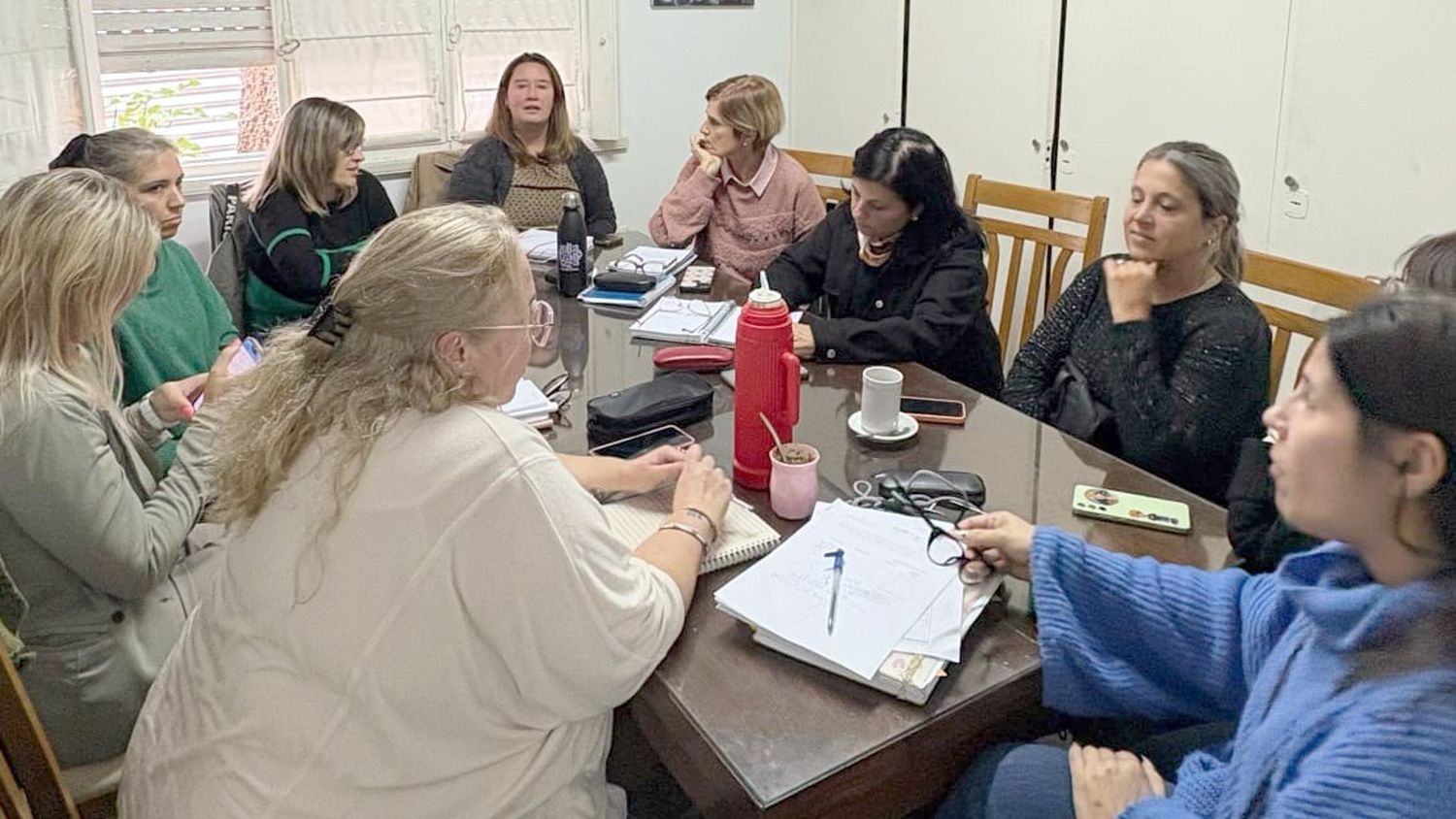 Reunión con referentes del municipio y educación