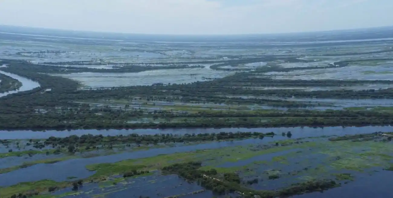 El crecimiento del nivel del río ha provocado inundaciones en islas y áreas productivas. Crédito: Corresponsalía San Javier.