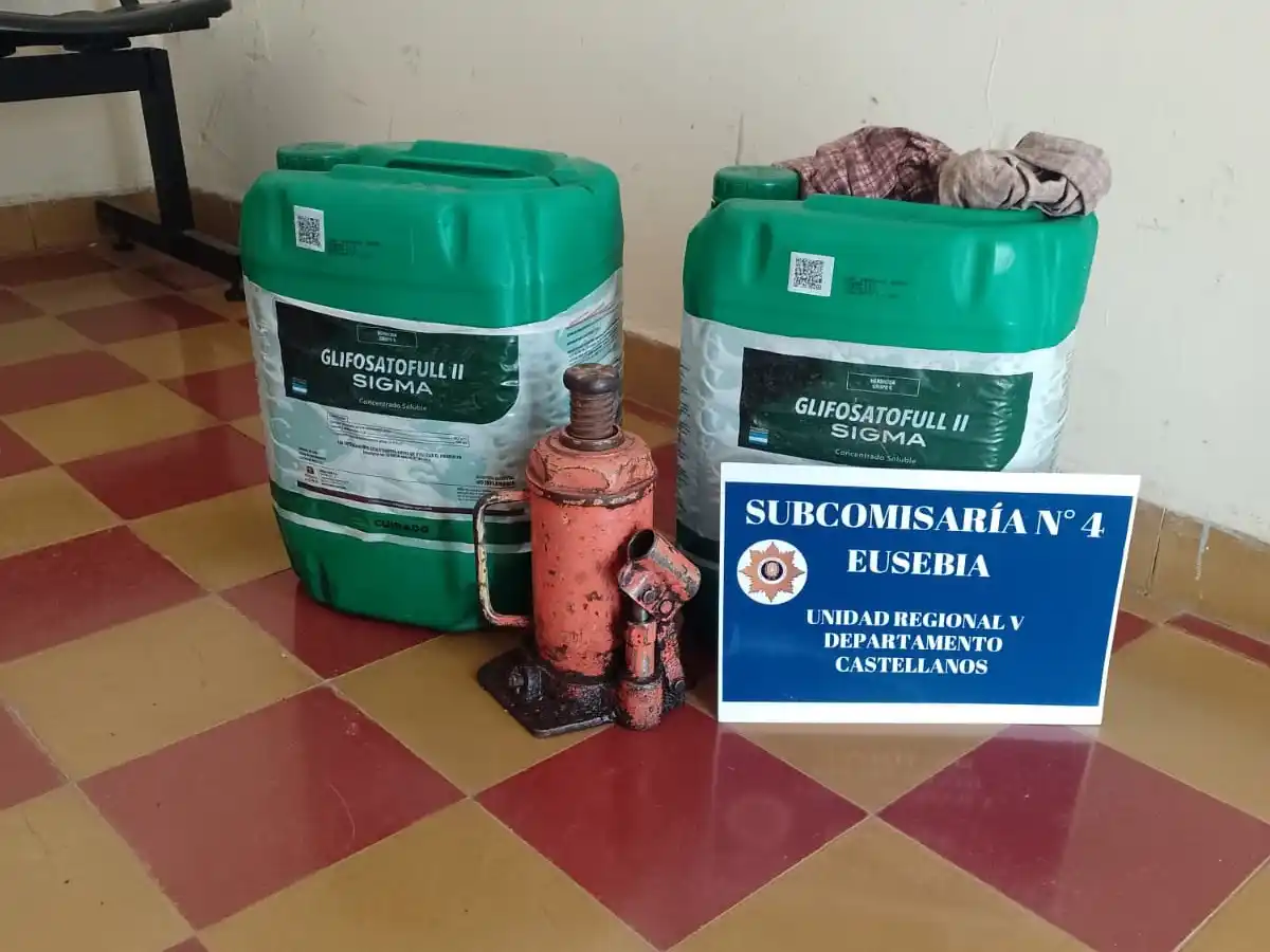 Eusebia: requisaron una casa y secuestraron varios elementos robados