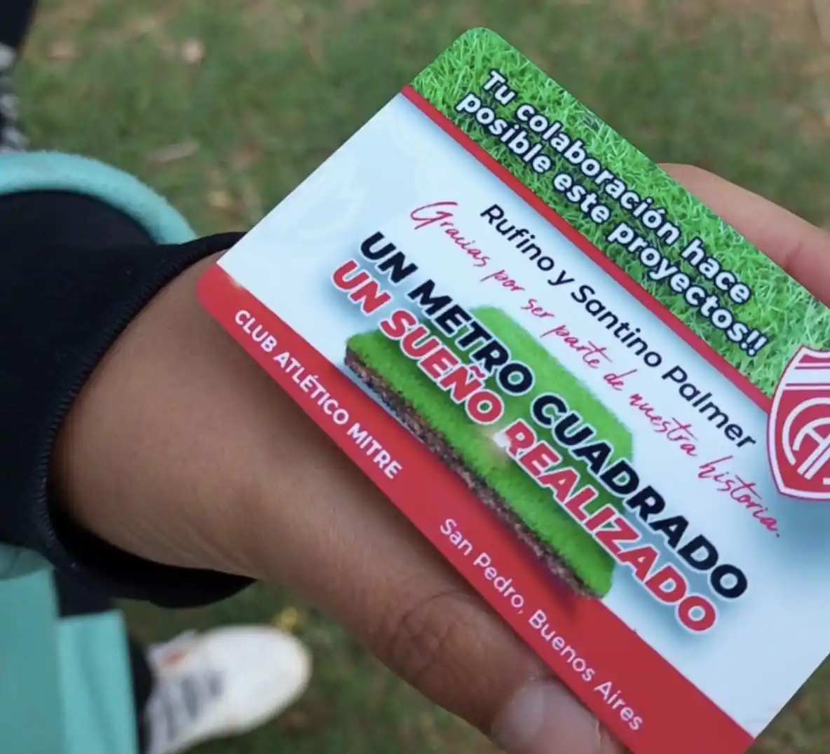 M2: campaña de Mitre para construir cancha de fútbol 11
