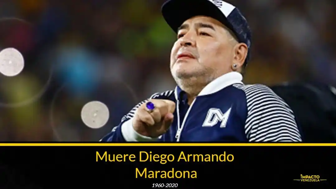 Muere el astro del fútbol Diego Armando Maradona