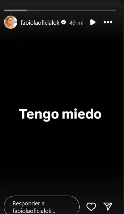 fabiola yañez mensaje hostoria instagram
