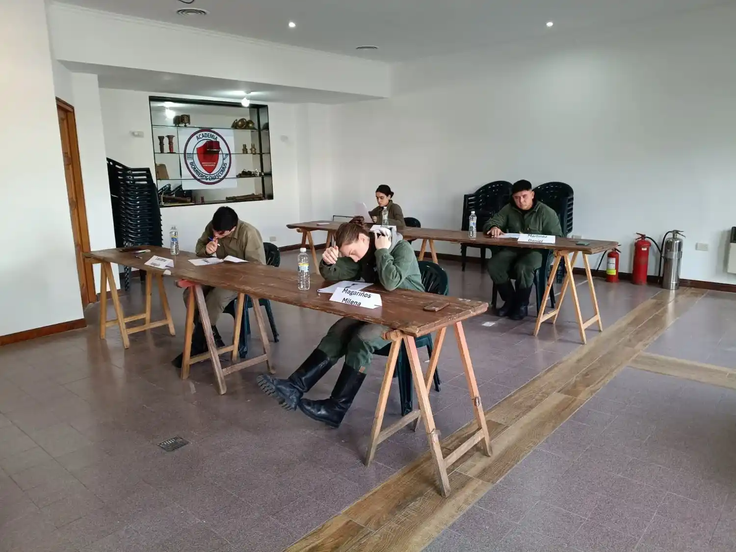 Bomberos Voluntarios de Chascomús: evaluaron a los aspirantes y se preparan para las prácticas