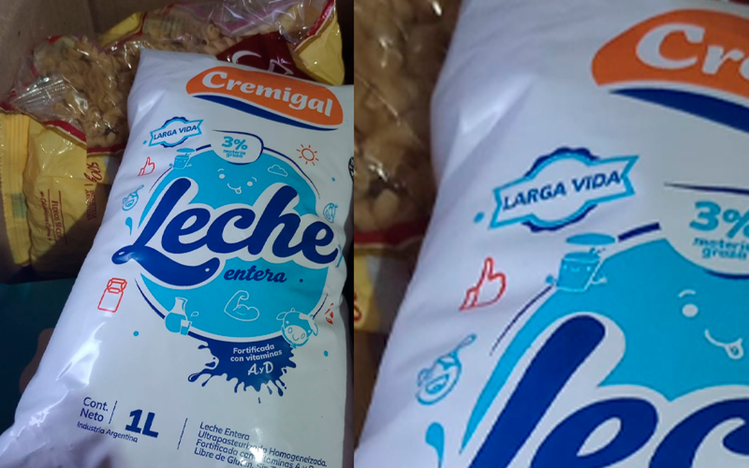 Entrega de leche en escuelas: hubo reclamos por “la cadena de frío”, pero es larga vida