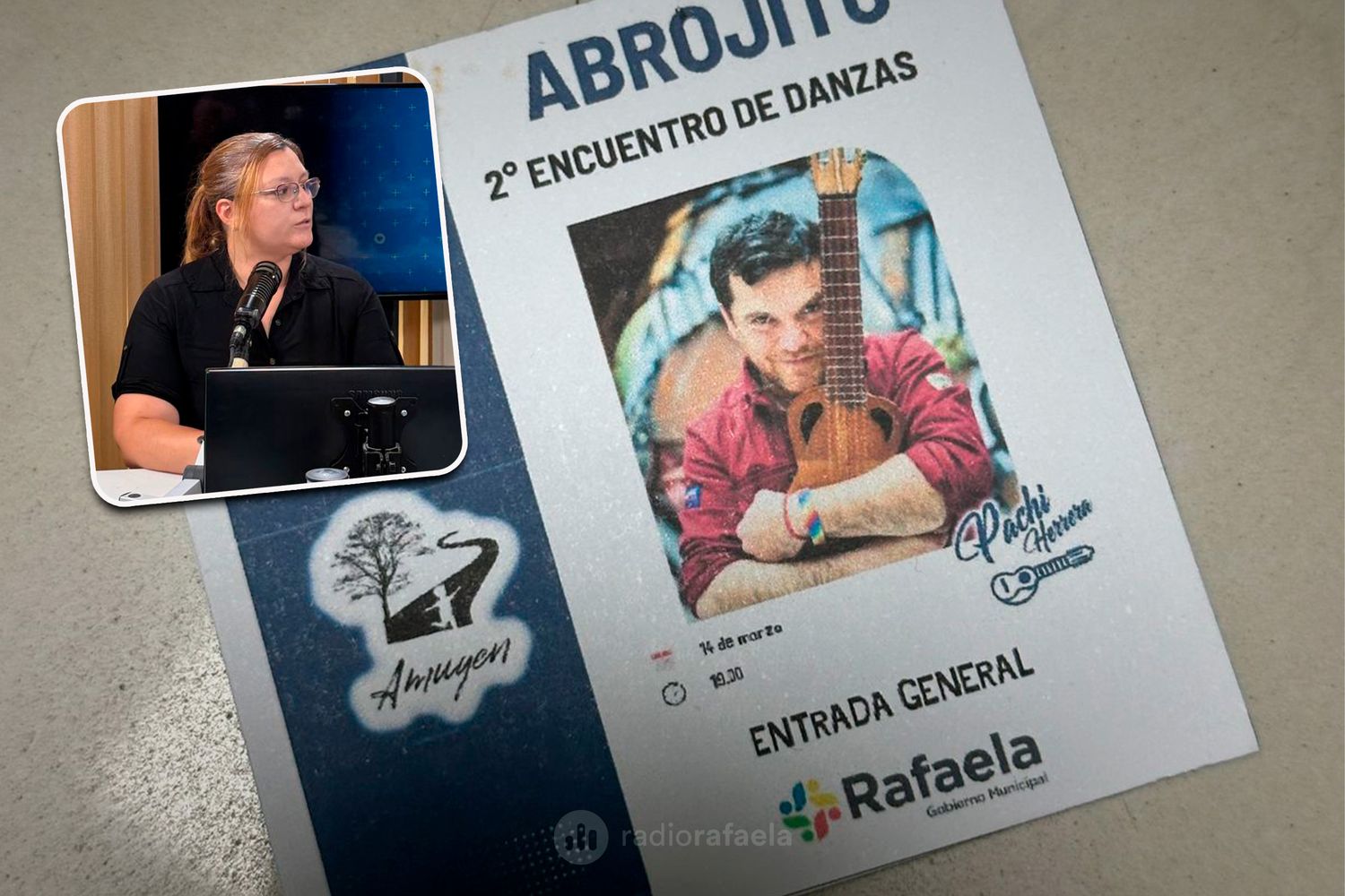 Caren Cipollatti, responsable del Ballet Arte Nativo | Encuentro de danzas y feria de artesanías en el Anfiteatro "Alfredo Williner"