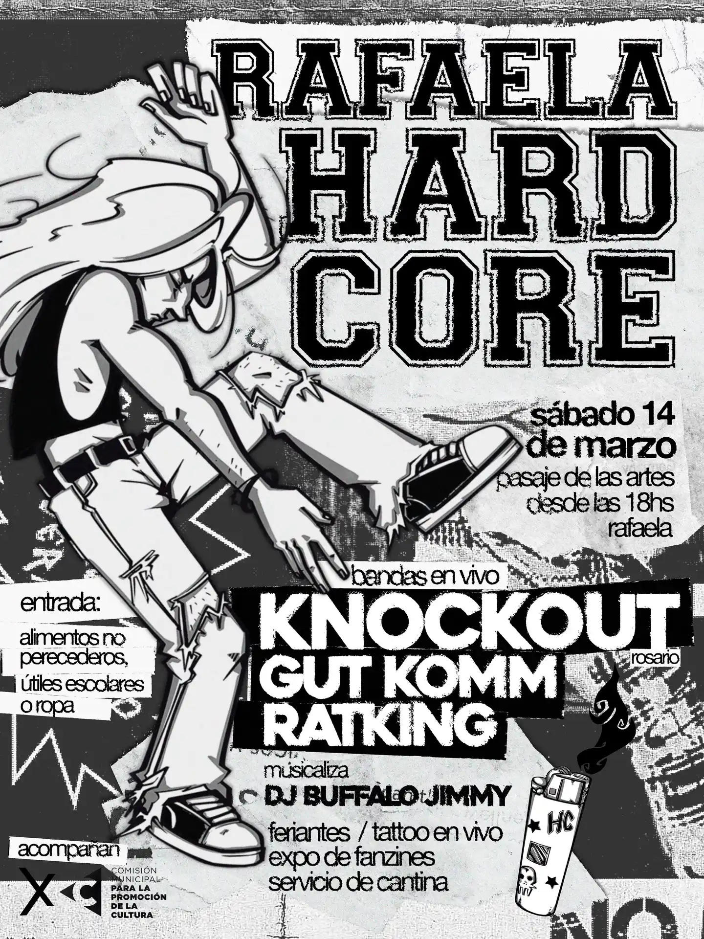 Luca Dellasanta, León Pérez y Tomás Beck - integrantes de Ratking rafaela hardcore - 5