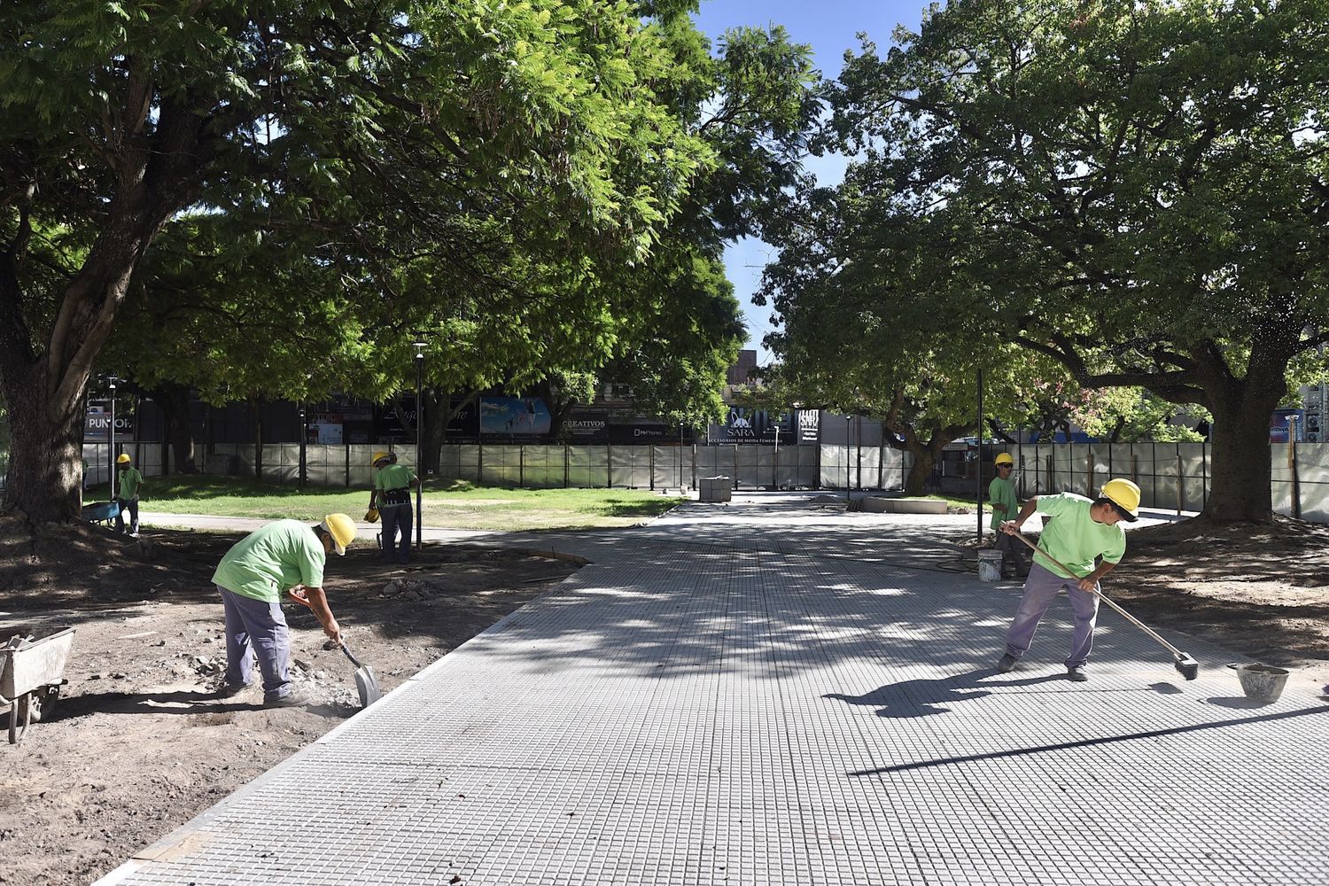 La Plaza del Soldado cambia su fisonomía: las obras tienen un avance del 40%