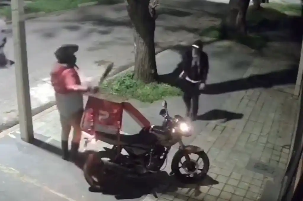 Un repartidor se resistió a un robo