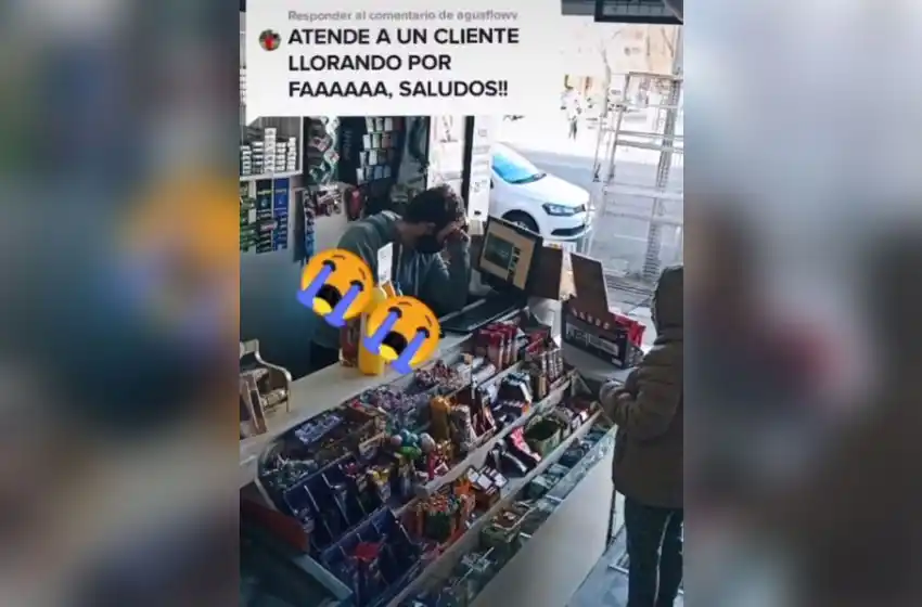 Kioskero tiktoker marplatense se filma haciendo desafíos y es furor en la red social