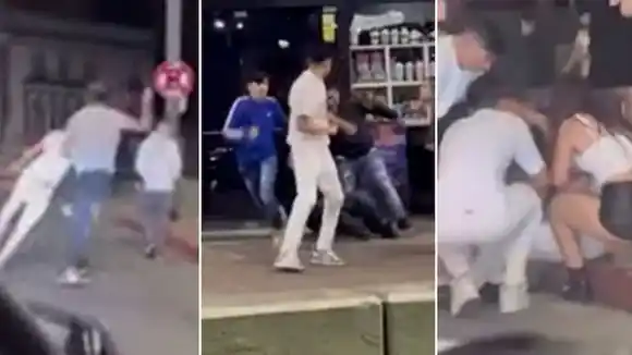 Terrible ataque en patota a la salida de un boliche: un joven quedó semiconciente tendido en el piso
