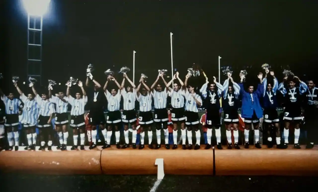 Oro Seleccion Argentina de Fútbol - Panamericanos 1995