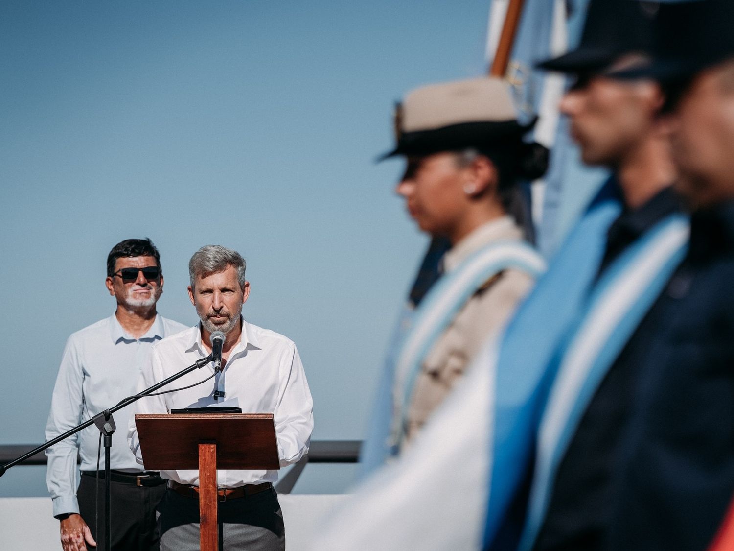 Frigerio conmemoró el 173º Aniversario de la Batalla de Caseros y rindió homenaje al general San Martín en Punta Gorda