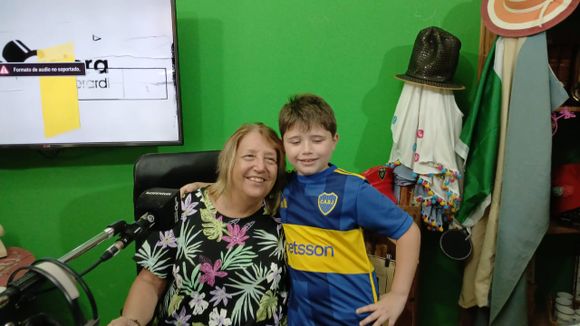 Manuel vino de visita