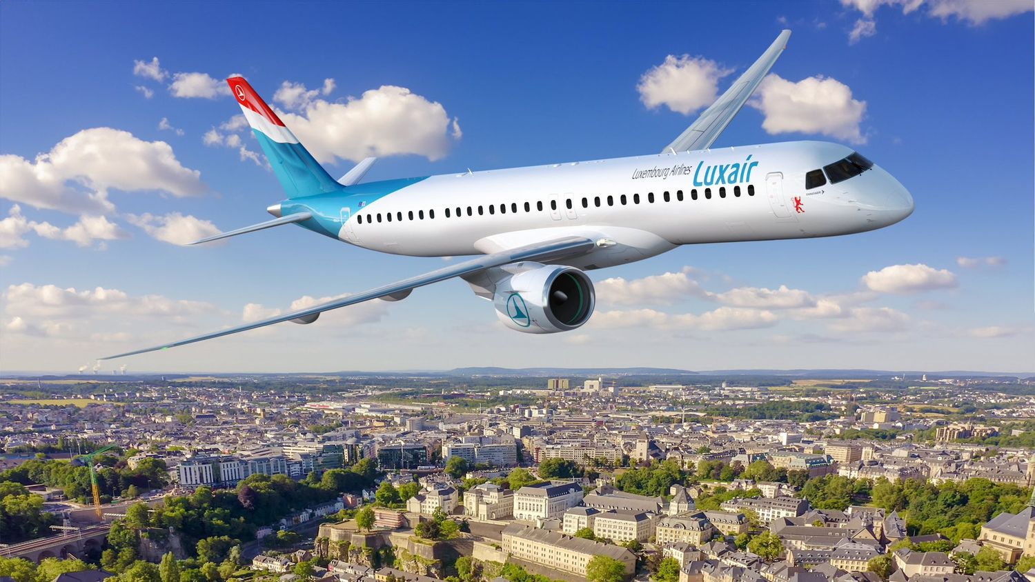 Luxair ordena cuatro Embraer E195-E2