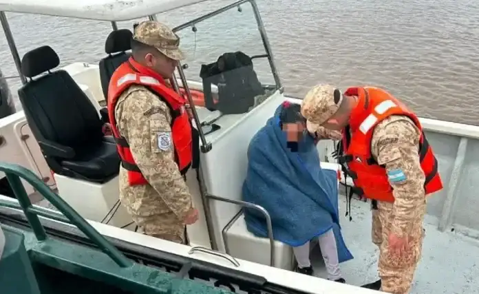 Prefectura rescató a una mujer que se ahogaba en el río Uruguay