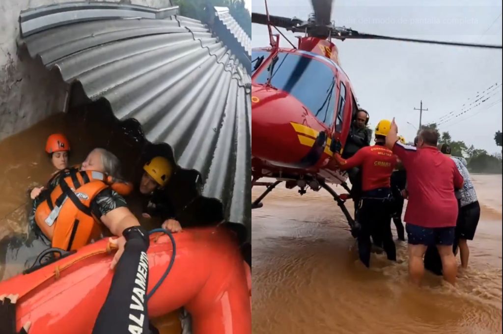 Inundaciones en Brasil