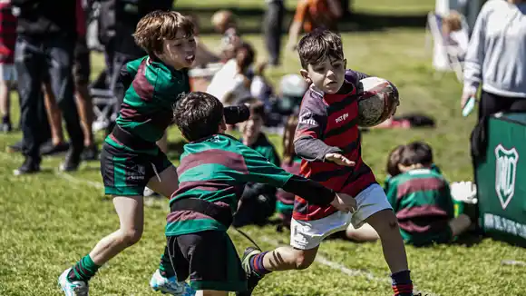 Convocante encuentro de rugby en el predio de Club Náutico